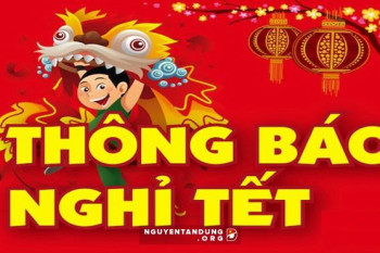 THÔNG BÁO LỊCH NGHỈ TẾT LỚP KHAI BÁO HẢI QUAN