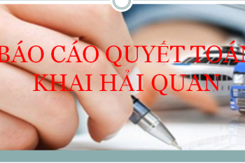 Lớp báo cáo quyết toán trong lĩnh vực hải quan