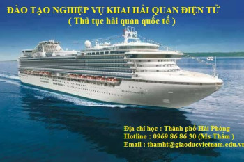 Khai giảng lớp khai hải quan điện tử khóa K16 Hải Phòng