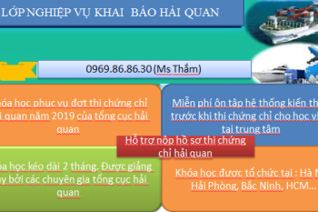 Khóa học khai thuê hải quan điện tử