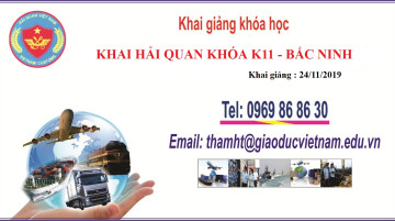 Lịch học lớp khai hải quan khóa K48 Hà Nội Lịch học lớp khai hải quan khóa K48 Hà Nội