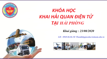 Lịch học lớp khai hải quan khóa K51 Hà Nội Lịch học lớp khai hải quan khóa K51 Hà Nội