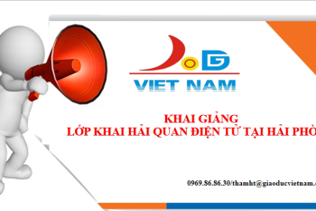 MỞ LỚP KHAI HẢI QUAN ĐIỆN TỬ TẠI HẢI PHÒNG NGÀY 4/4/2021 MỞ LỚP KHAI HẢI QUAN ĐIỆN TỬ TẠI HẢI PHÒNG NGÀY 4/4/2021