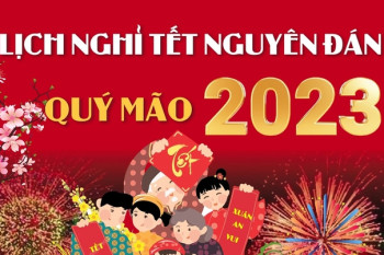 THÔNG BÁO LỊCH NGHỈ TẾT NGUYÊN ĐÁN – THỜI GIAN LÀM VIỆC 2023 THÔNG BÁO LỊCH NGHỈ TẾT NGUYÊN ĐÁN – THỜI GIAN LÀM VIỆC 2023