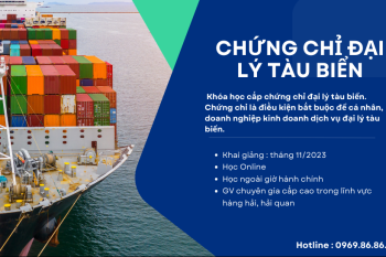 KHAI GIẢNG LỚP CHỨNG CHỈ CHUYÊN MÔN VỀ ĐẠI LÝ TÀU BIỂN KHAI GIẢNG LỚP CHỨNG CHỈ CHUYÊN MÔN VỀ ĐẠI LÝ TÀU BIỂN